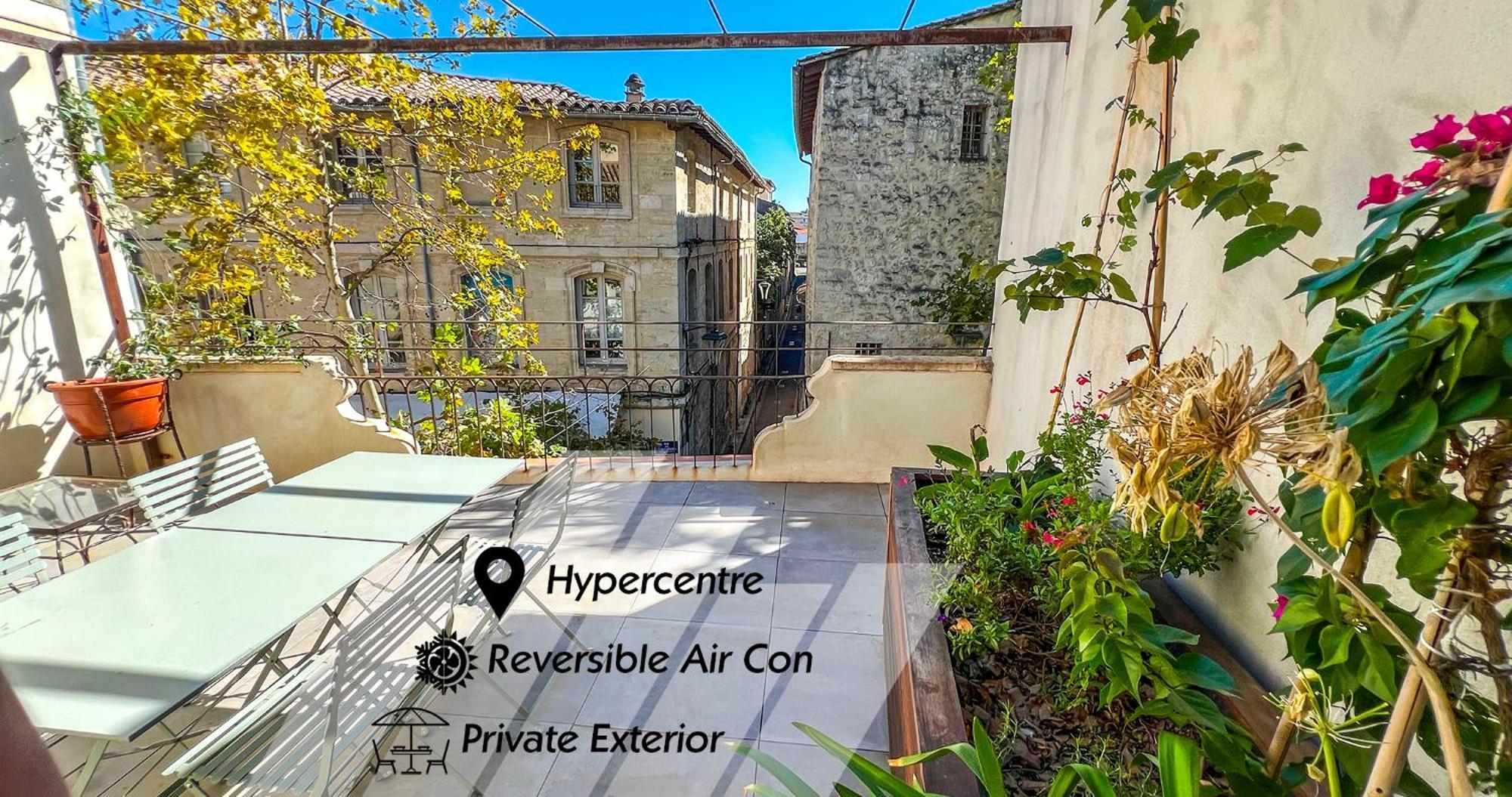 Apartament Ac - Private Exterior - Duplex Quartier Des Artistes Awinion Zewnętrze zdjęcie